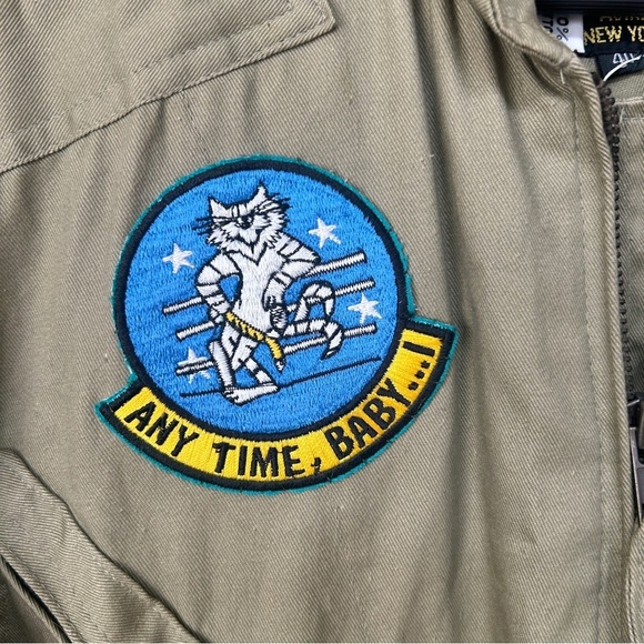 Avirex Vintage Aeronautics jumpsuit armor green paratrooper safari 40 unisex - Picture 5 of 11